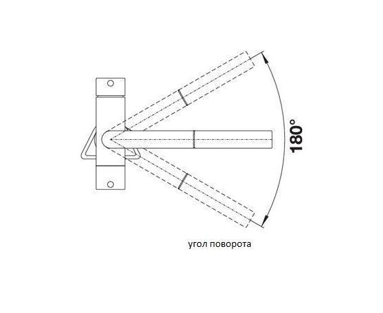 Смеситель для кухни Blanco FONTAS-S II темная скала 525207 с подключением фильтра и выдвижной лейкой_, изображение 5