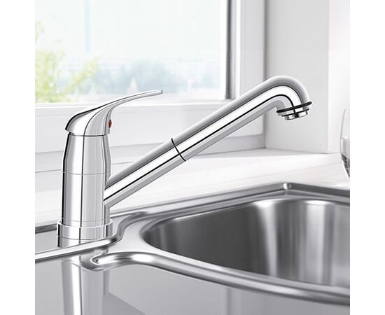 Смеситель для кухни Blanco DARAS-S-F хром 521752 установка перед окном_, изображение 2