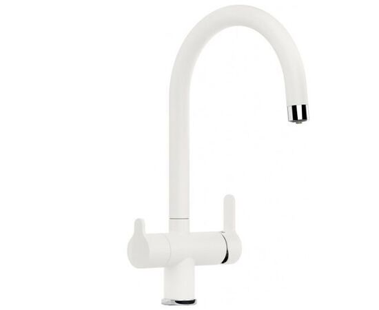 Смеситель для кухни Blanco TRIMA белый 526268 с подключением фильтра_