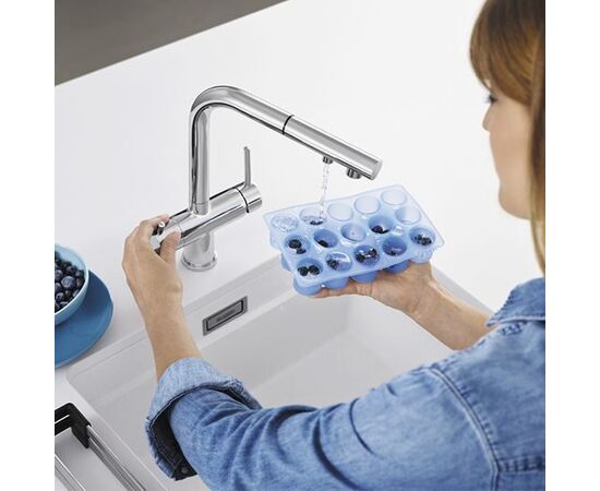 Смеситель для кухни Blanco FONTAS-S II темная скала 525207 с подключением фильтра и выдвижной лейкой_, изображение 14