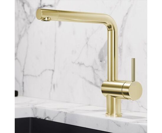 Смеситель для кухни Blanco Linus сатин золото 526683_, изображение 6
