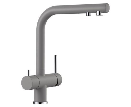 Смеситель для кухни Blanco FONTAS II алюметаллик 525140 с подключением фильтра_