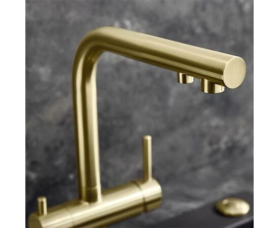 Смеситель для кухни Blanco FONTAS II сатин золото 526692 с подключением фильтра_, изображение 10