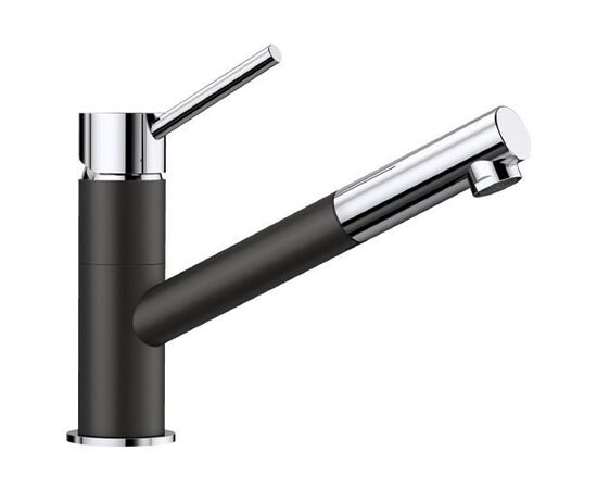 Смеситель для кухни Blanco KANO-S черный/хром 526174_
