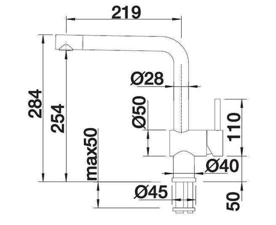 Смеситель для кухни Blanco LINUS белый 516702_, изображение 6