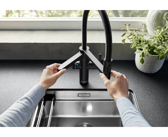 Смеситель для кухни Blanco EVOL-S Pro Filter черный матовый (526636)_, изображение 4