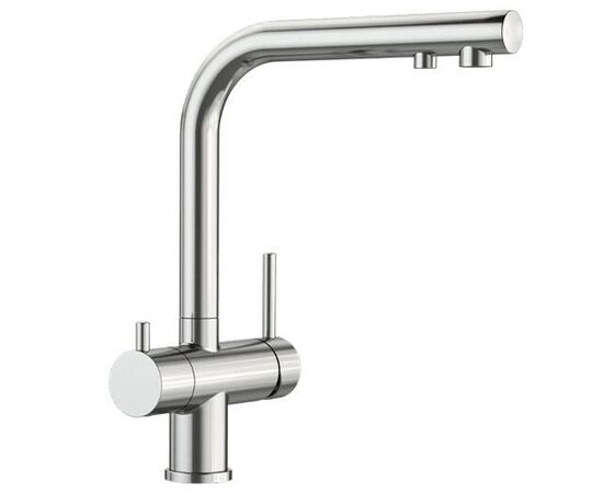 Смеситель для кухни Blanco FONTAS II нержавеющая сталь 525138 с подключением фильтра_