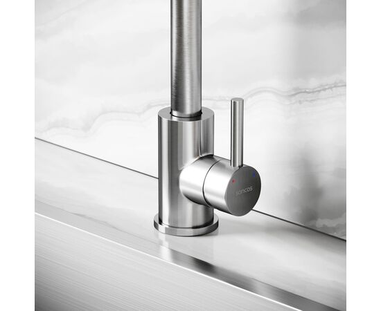 Смеситель для кухни Sancos Stainless с поворотным R изливом SC12001SS_, изображение 22