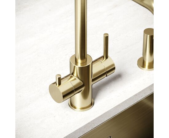 Смеситель для кухни Sancos Vela брашированное золото SC4013BG_, изображение 14