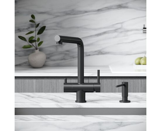 Смеситель для кухни Sancos Spin черный матовый SC4015MB_, изображение 10