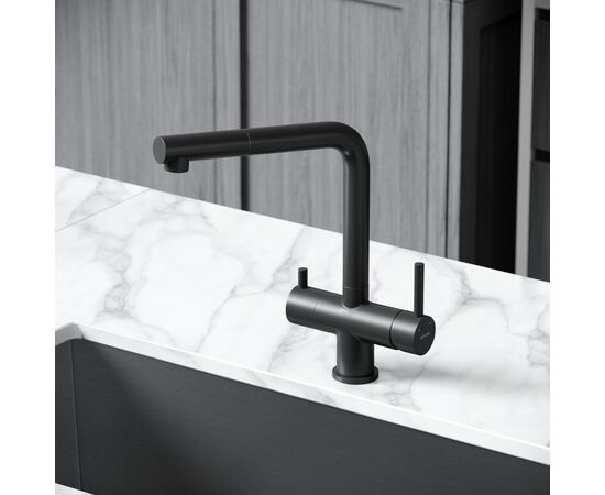 Смеситель для кухни Sancos Spin черный матовый SC4015MB_, изображение 22