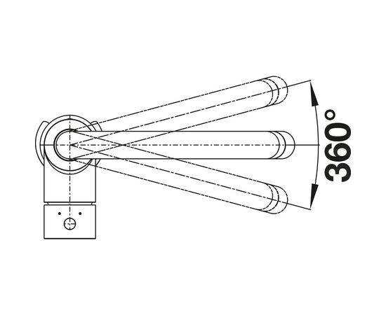 Смеситель для кухни Blanco MIDA-S черный матовый 526653 с выдвижной лейкой_, изображение 17