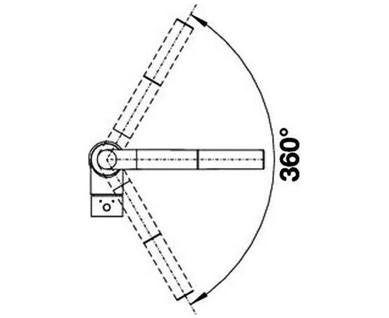 Смеситель для кухни Blanco Mila-S хром 524214 с выдвижной лейкой_, изображение 9