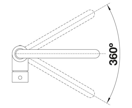 Смеситель для кухни Blanco MILI черный 526159_, изображение 9