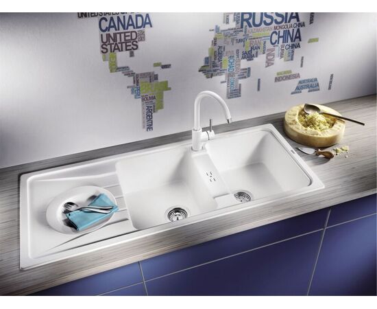 Смеситель для кухни Blanco MIDA белый 524204_, изображение 9