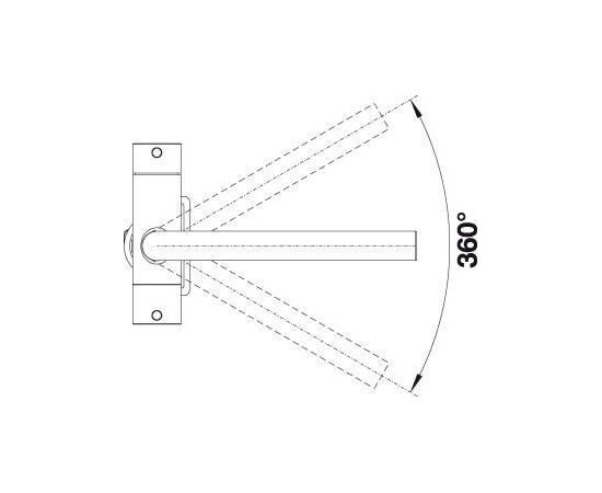 Смеситель для кухни Blanco Fontas II черный матовый 526670 с подключением фильтра_, изображение 11