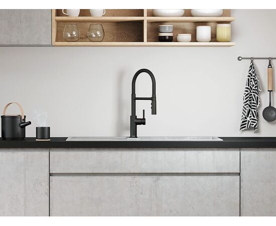 Смеситель для кухни Blanco Catris-S Flexo черный матовый 525793_, изображение 7