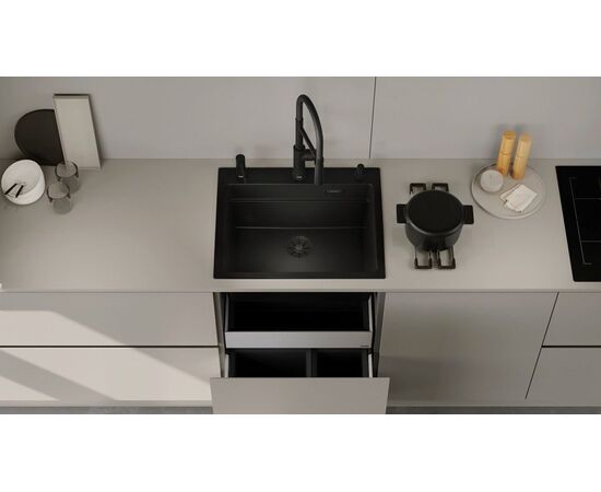 Смеситель для кухни Blanco Catris-S Flexo черный матовый 525793_, изображение 9