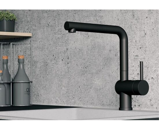 Смеситель для кухни Blanco LINUS матовый черный 525806_, изображение 3