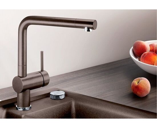 Смеситель для кухни Blanco Linus серый беж 517622_, изображение 5