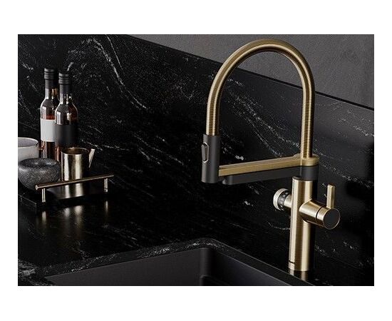 Смеситель для кухни Blanco EVOL-S Pro Filter сатин золото (527430)_, изображение 5