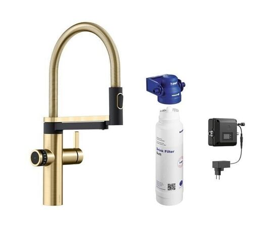 Смеситель для кухни Blanco EVOL-S Pro Filter сатин золото (527430)_, изображение 7