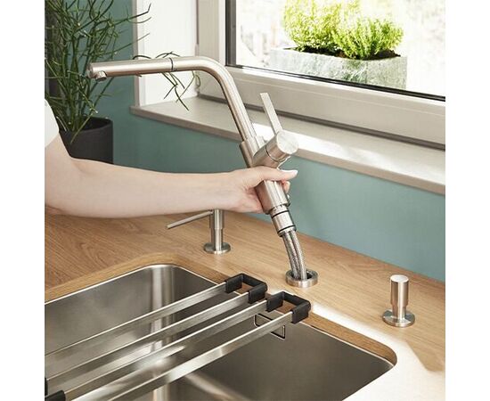 Смеситель для кухни Blanco LANORA-S-F нержавеющая сталь 526180_, изображение 3