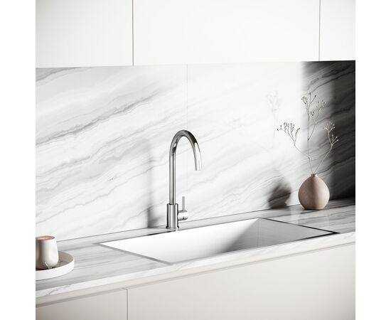 Смеситель для кухни Sancos Stainless с поворотным R изливом SC12001SS_, изображение 7