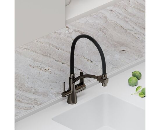 Смеситель для кухни Sancos Eri вороненая сталь PVD покрытие SC4001GG_, изображение 11