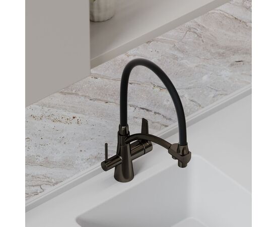 Смеситель для кухни Sancos Eri вороненая сталь PVD покрытие SC4001GG_, изображение 15