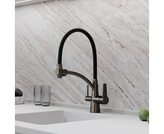 Смеситель для кухни Sancos Eri вороненая сталь PVD покрытие SC4001GG_, изображение 19