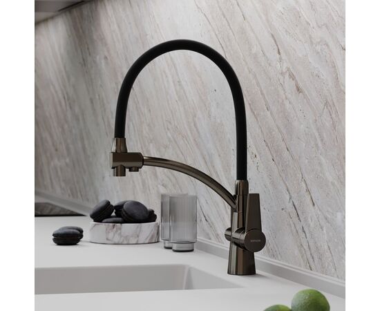 Смеситель для кухни Sancos Eri вороненая сталь PVD покрытие SC4001GG_, изображение 23