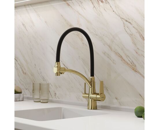 Смеситель для кухни Sancos Eri полированное золото PVD покрытие SC4001ZG_, изображение 19
