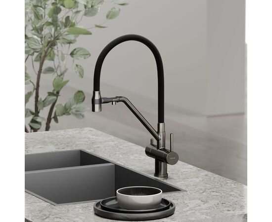 Смеситель для кухни Sancos Dora вороненая сталь SC4003GG_, изображение 11