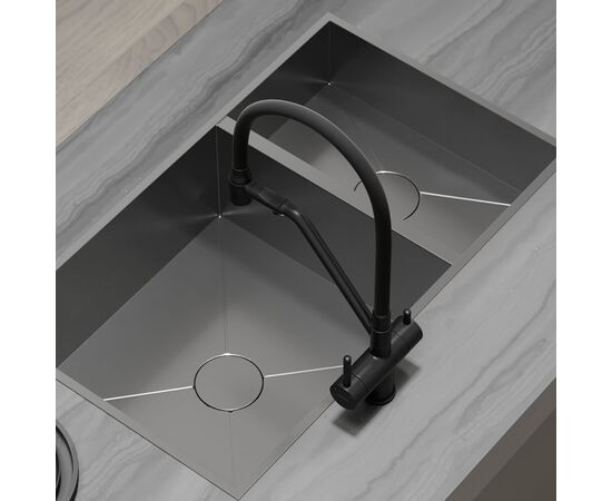 Смеситель для кухни Sancos Dora матовый черный SC4003MB_, изображение 3