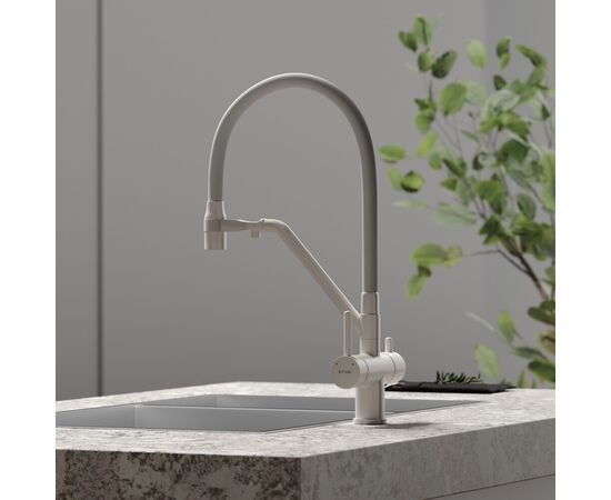 Смеситель для кухни Sancos Dora матовый белый SC4003MW_, изображение 11
