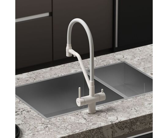 Смеситель для кухни Sancos Dora матовый белый SC4003MW_, изображение 15