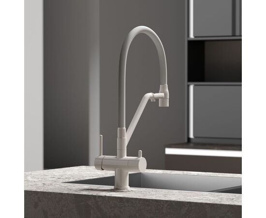 Смеситель для кухни Sancos Dora матовый белый SC4003MW_, изображение 23