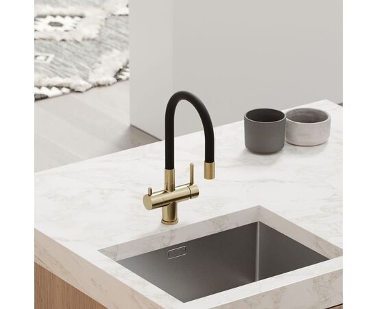 Смеситель для кухни Sancos Lucia брашированное золото PVD покрытие SC4004BG_, изображение 23