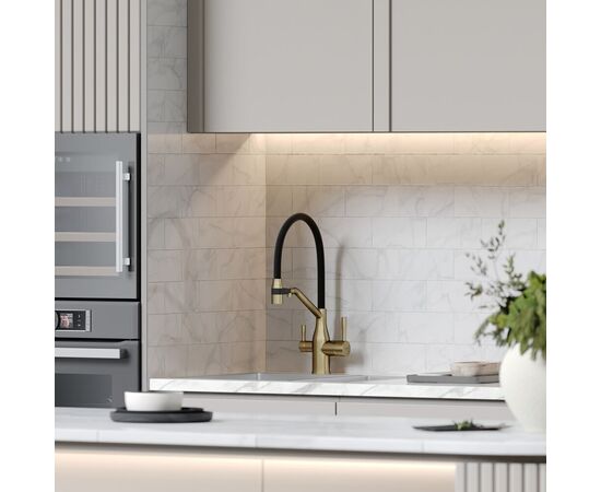 Смеситель для кухни Sancos Orta брашированное золото PVD покрытие SC4008BG_, изображение 7