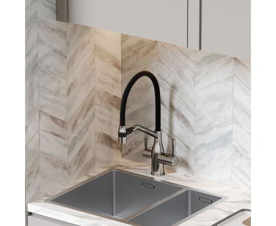 Смеситель для кухни Sancos Orta брашированный никель SC4008BN_, изображение 23