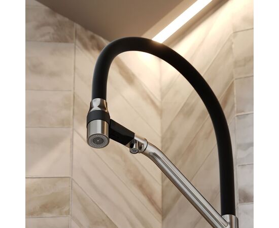 Смеситель для кухни Sancos Orta брашированный никель SC4008BN_, изображение 19