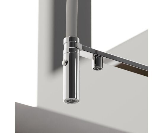 Смеситель для кухни Sancos Imola хром с белым изливом SC4010CHwh_, изображение 7