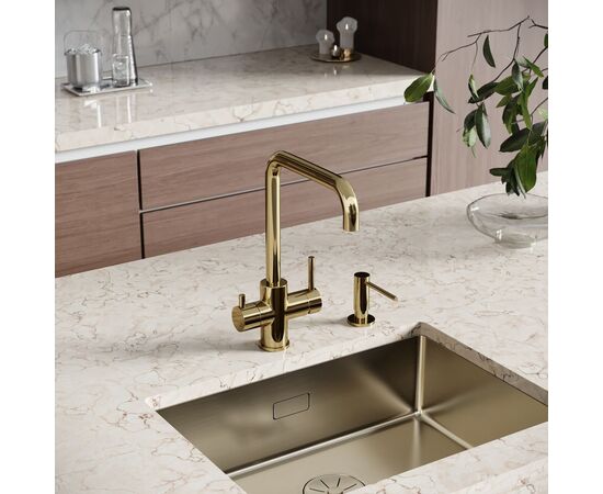 Смеситель для кухни Sancos Vela полированное золото SC4013ZG_, изображение 3