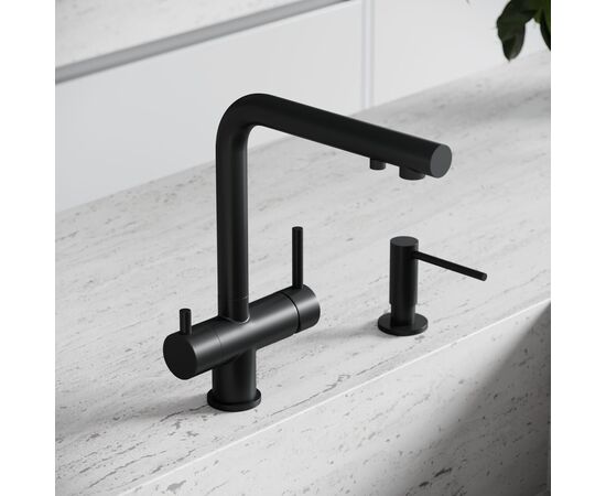 Смеситель для кухни Sancos Foster черный матовый SC4014MB_, изображение 3