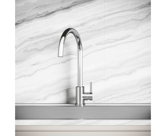 Смеситель для кухни Sancos Stainless с поворотным R изливом SC12001SS_, изображение 12