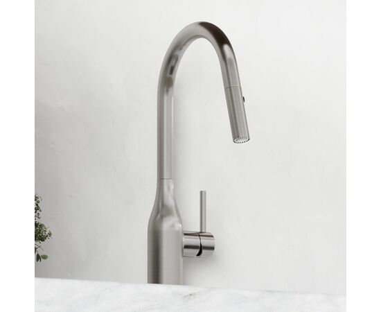 Смеситель для кухни Sancos Grand с вытяжным изливом нержавеющая сталь SC4002BNG_, изображение 21