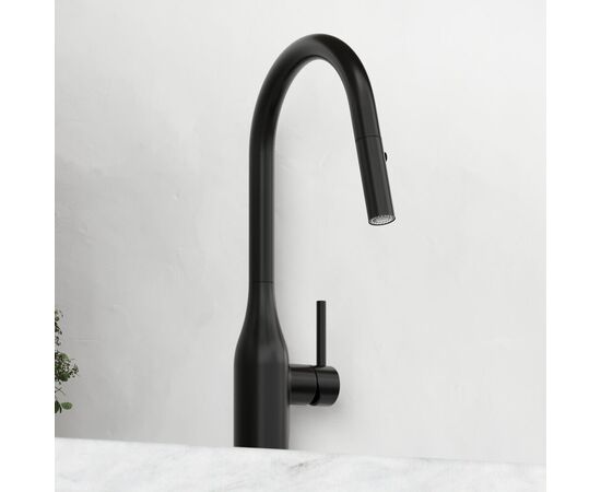 Смеситель для кухни Sancos Grand с вытяжным изливом матовый черный SC4002MB_, изображение 17
