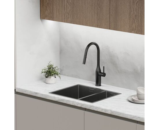 Смеситель для кухни Sancos Grand с вытяжным изливом матовый черный SC4002MB_, изображение 20