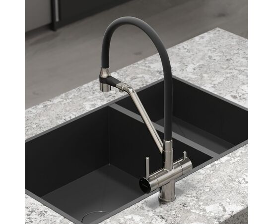 Смеситель для кухни Sancos Dora брашированный никель SC4003BN_, изображение 16